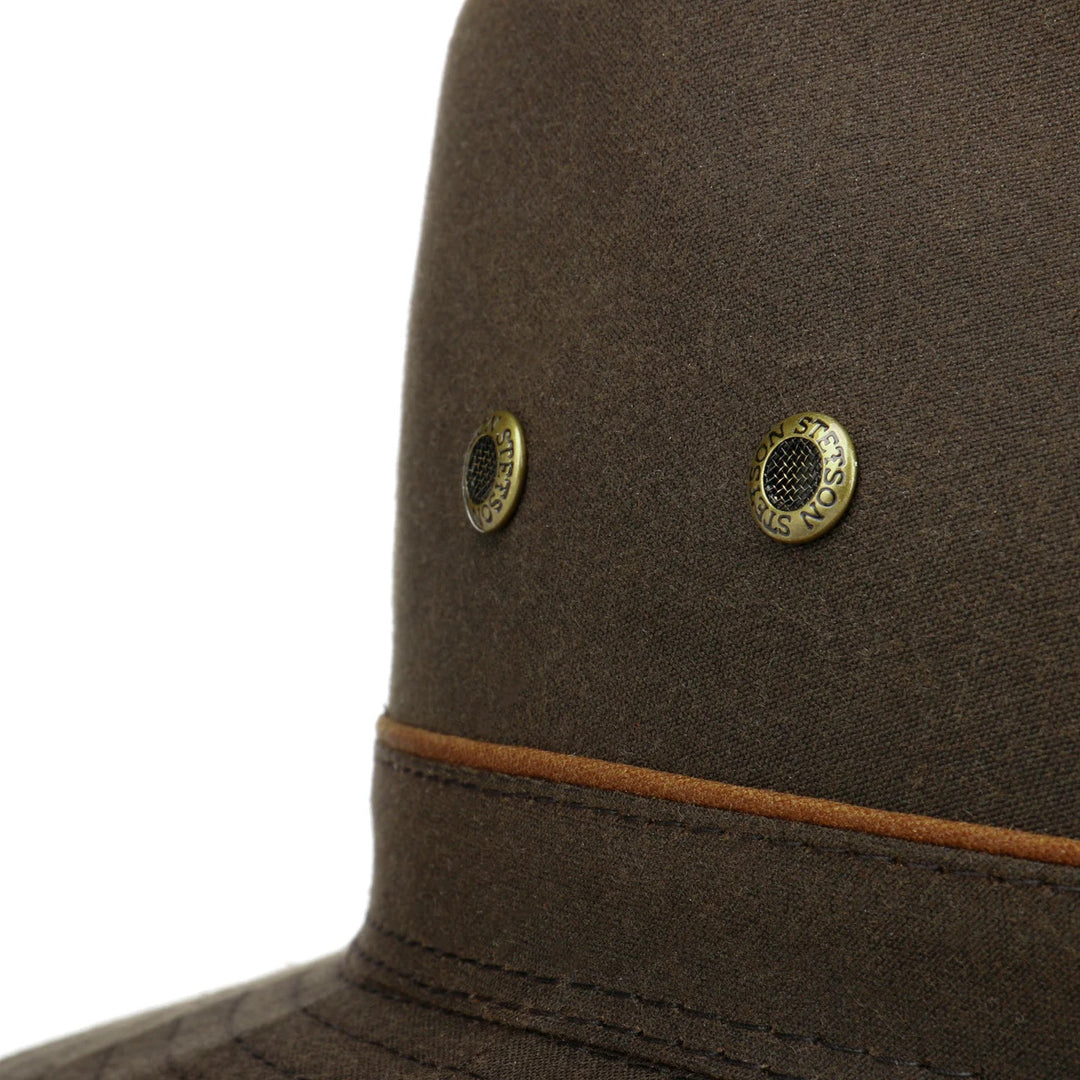 Stetson Avasun Waxed Cotton Traveller Brown