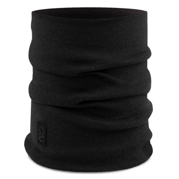 Buff Merino Heavyweight Neckwear In Black