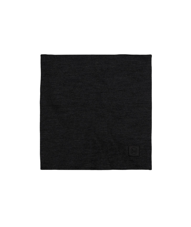 Buff Merino Heavyweight Neckwear In Black