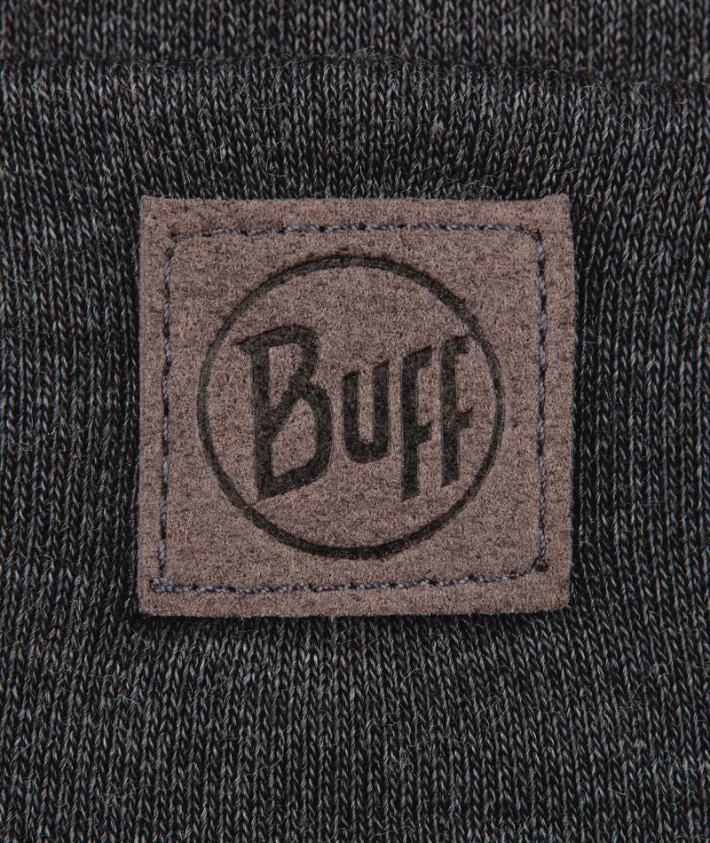 Buff Merino Heavyweight Beanie Hat in Gray