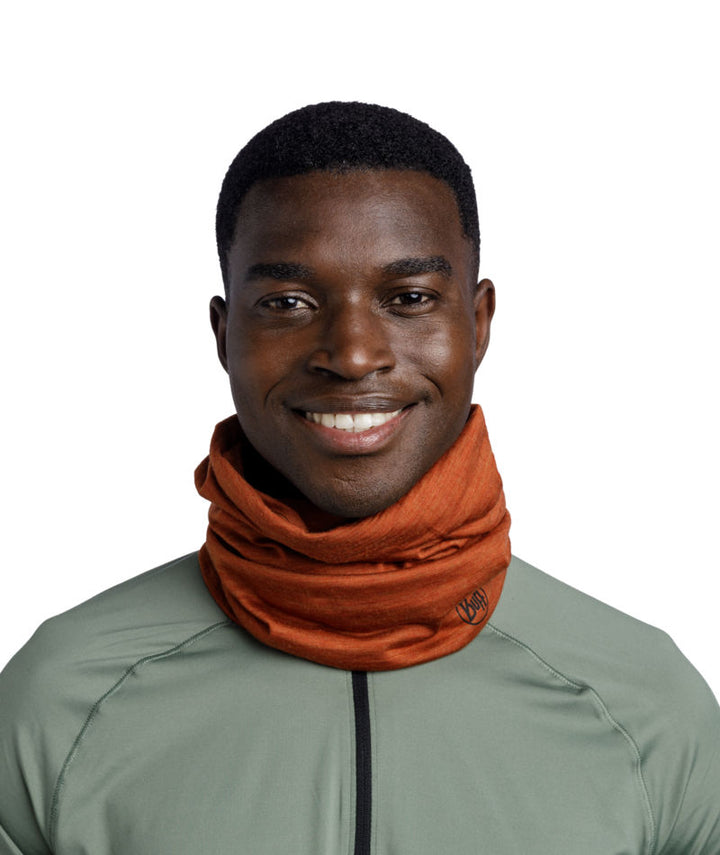 Buff Merino Lightweight Neckwear In Cinnamon