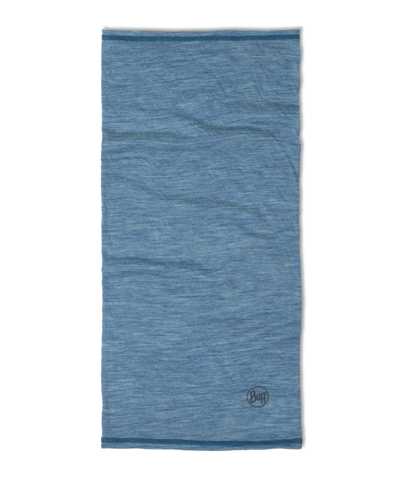 Buff Merino Lightweight Neckwear In Lake Blue
