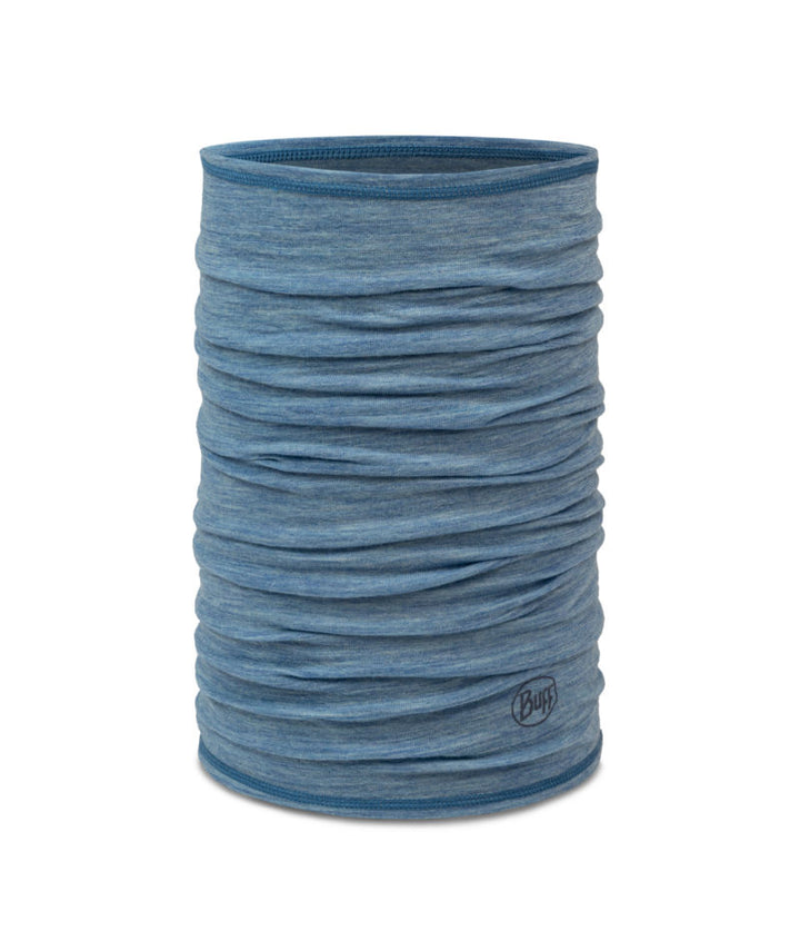 Buff Merino Lightweight Neckwear In Lake Blue