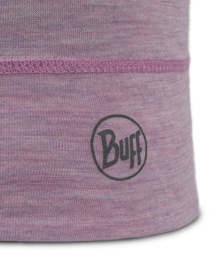 Buff Merino Lightweight Beanie Hat in Pansy