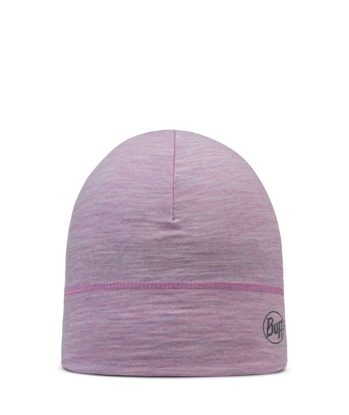 Buff Merino Lightweight Beanie Hat in Pansy