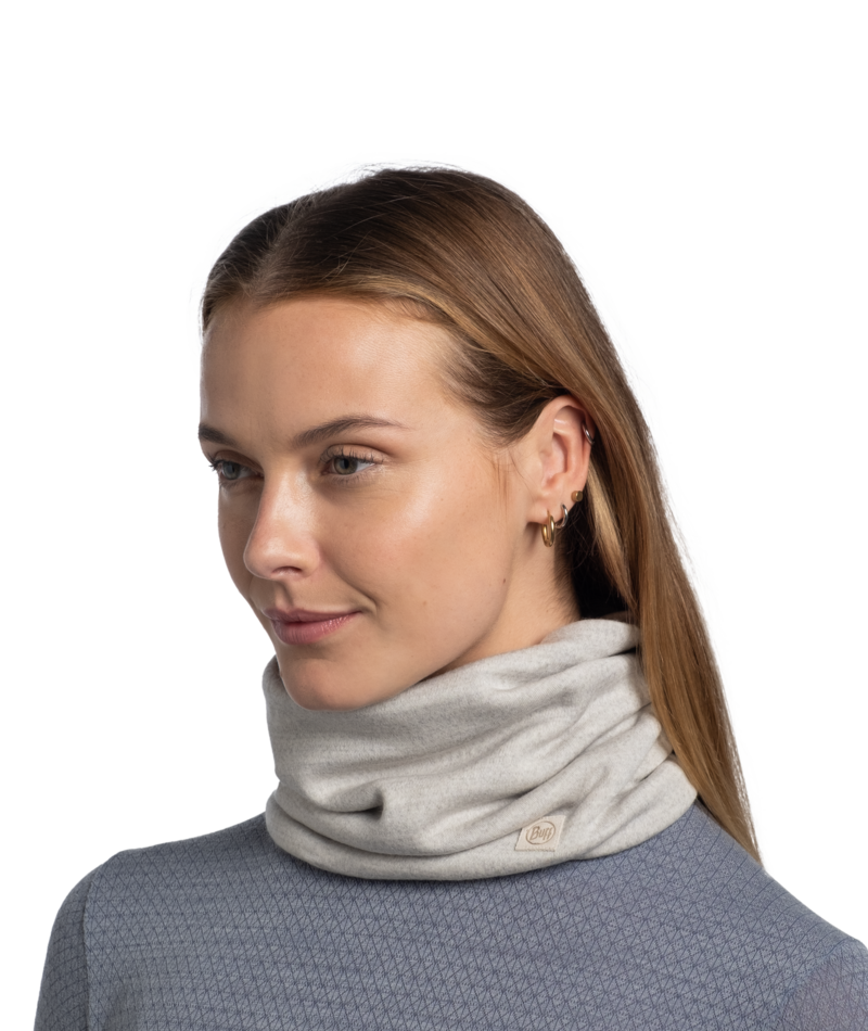 Buff Merino Heavyweight Neckwear In Cloud