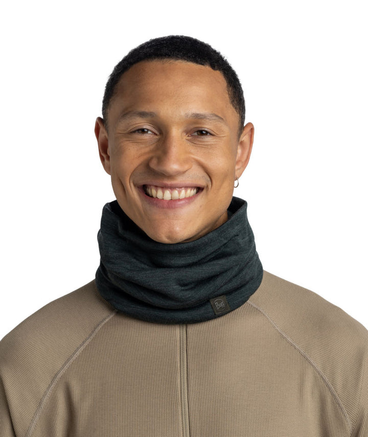 Buff Merino Heavyweight Neckwear In Forest