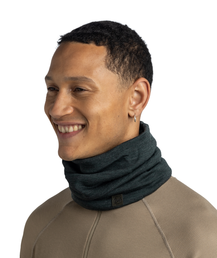 Buff Merino Heavyweight Neckwear In Forest