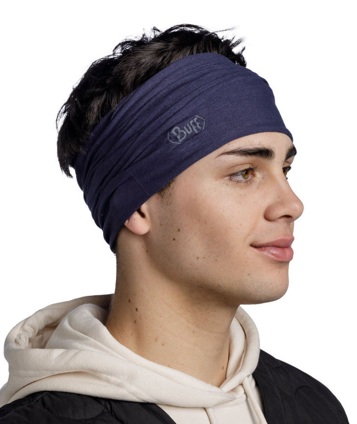 Buff Original Ecostretch Neckwear In Solid Night Blue