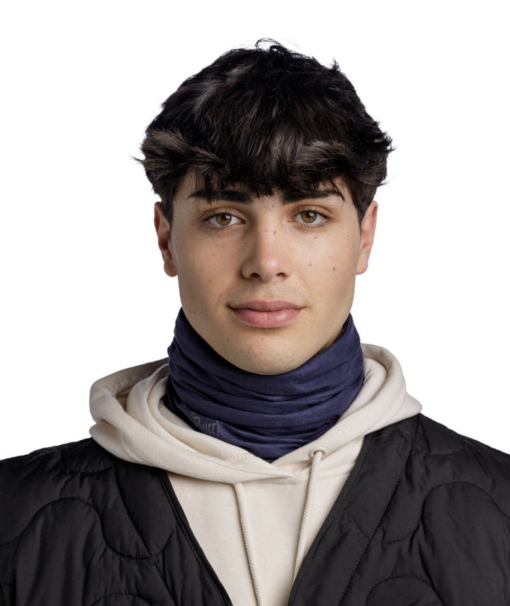 Buff Original Ecostretch Neckwear In Solid Night Blue