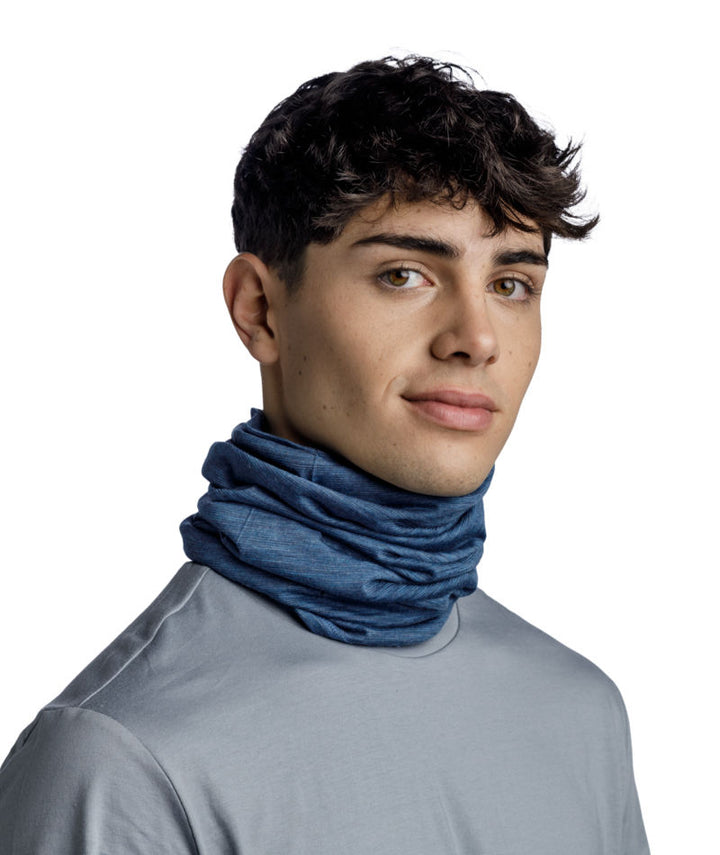 Buff Merino Lightweight Neckwear In Tempest