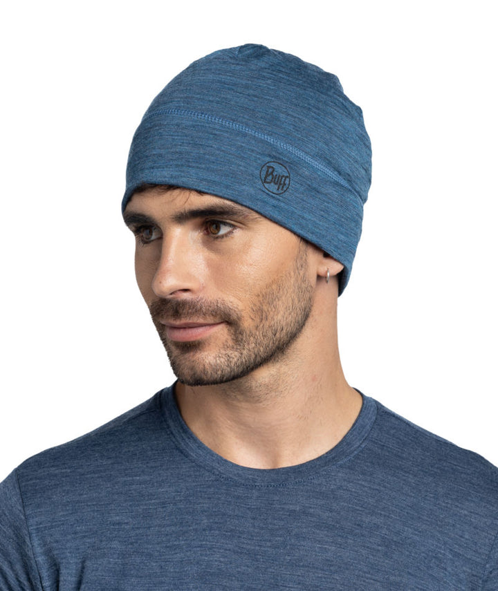 Buff Merino Lightweight Beanie Hat in Tempest