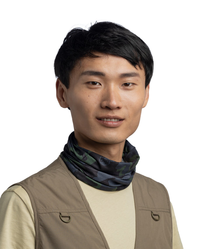 Buff CoolNet UV Neckwear In Enob Steel