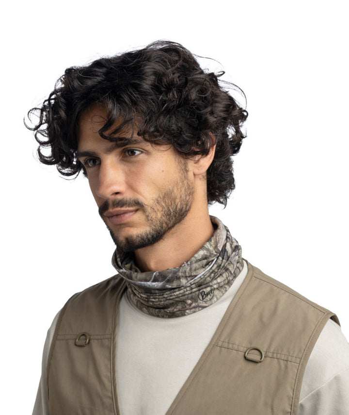 Buff CoolNet UV Neckwear In Mossy Oak Country DNA Forest