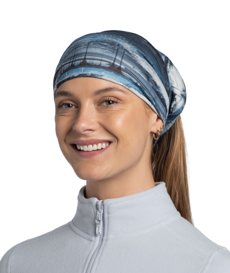 Buff Original Ecostretch Neckwear In Oser Blue