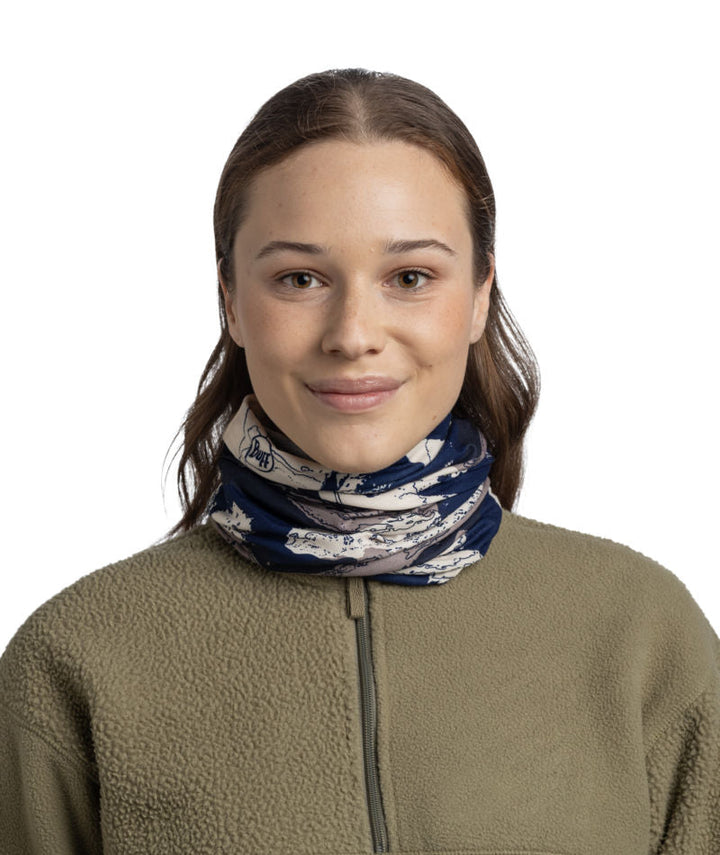 Buff Original Ecostretch Neckwear In Esyr Midnight Navy