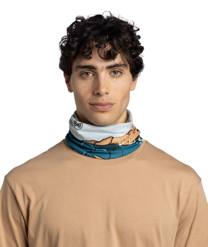 Buff CoolNet UV Neckwear In Nive Teal