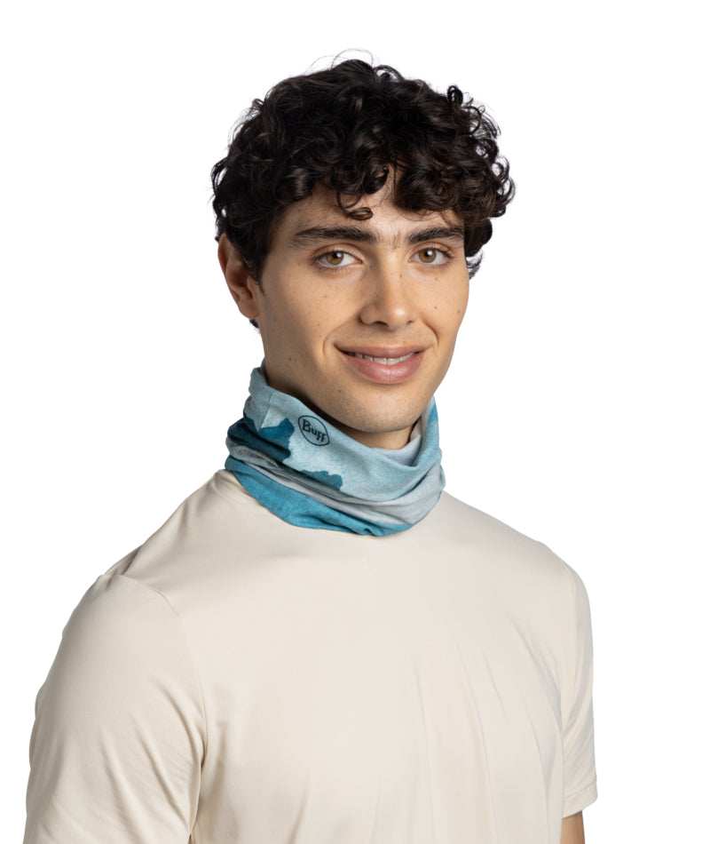 Buff CoolNet UV Neckwear In Aler Teal