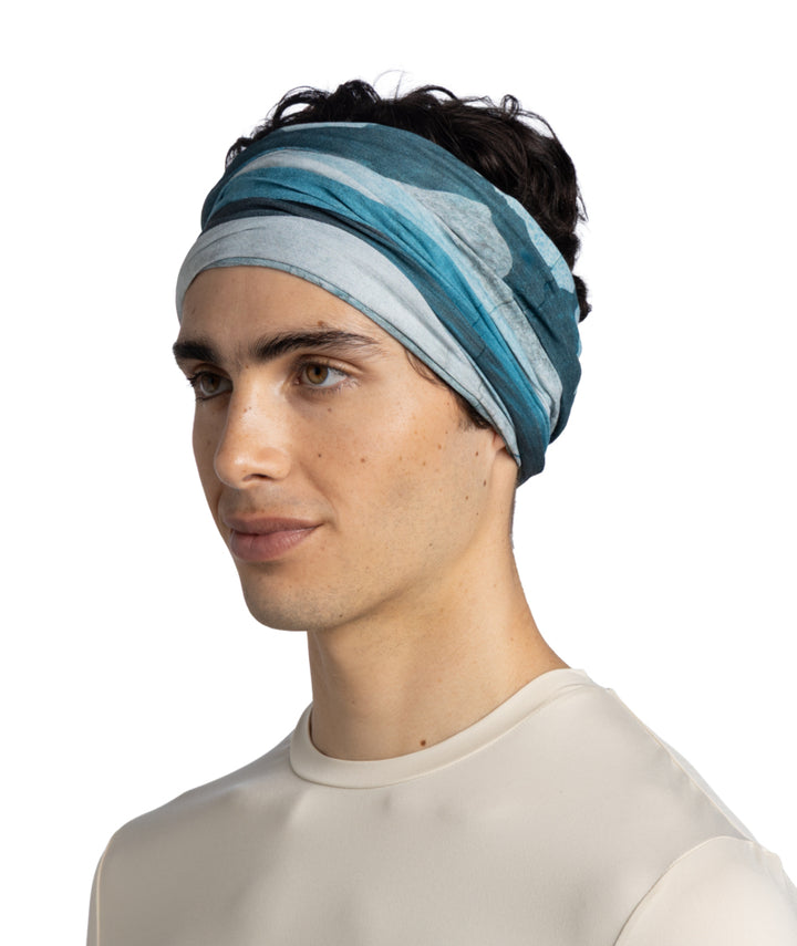 Buff CoolNet UV Neckwear In Aler Teal