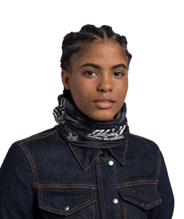 Buff Original Ecostretch Neckwear In Reit Black
