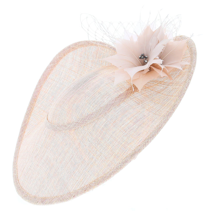 Blush & Metallic Rose Gold Headband Fascinator