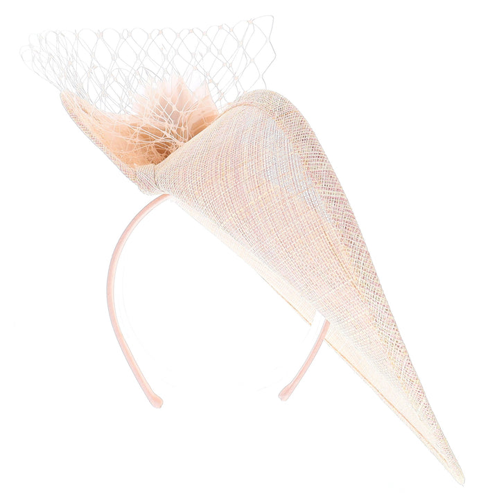 Blush & Metallic Rose Gold Headband Fascinator