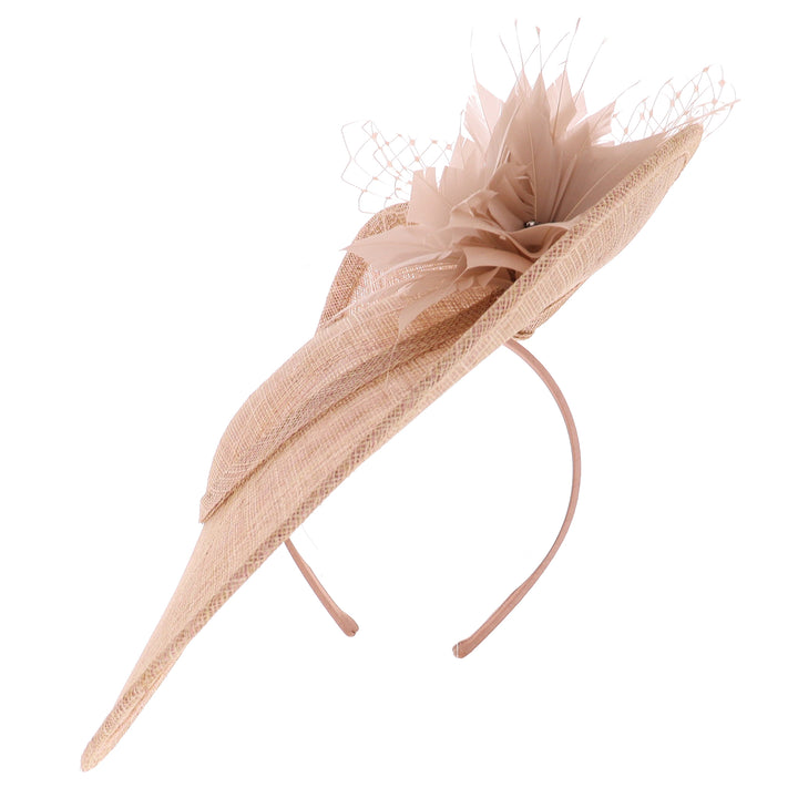 Metallic Rose Gold Headband Fascinator