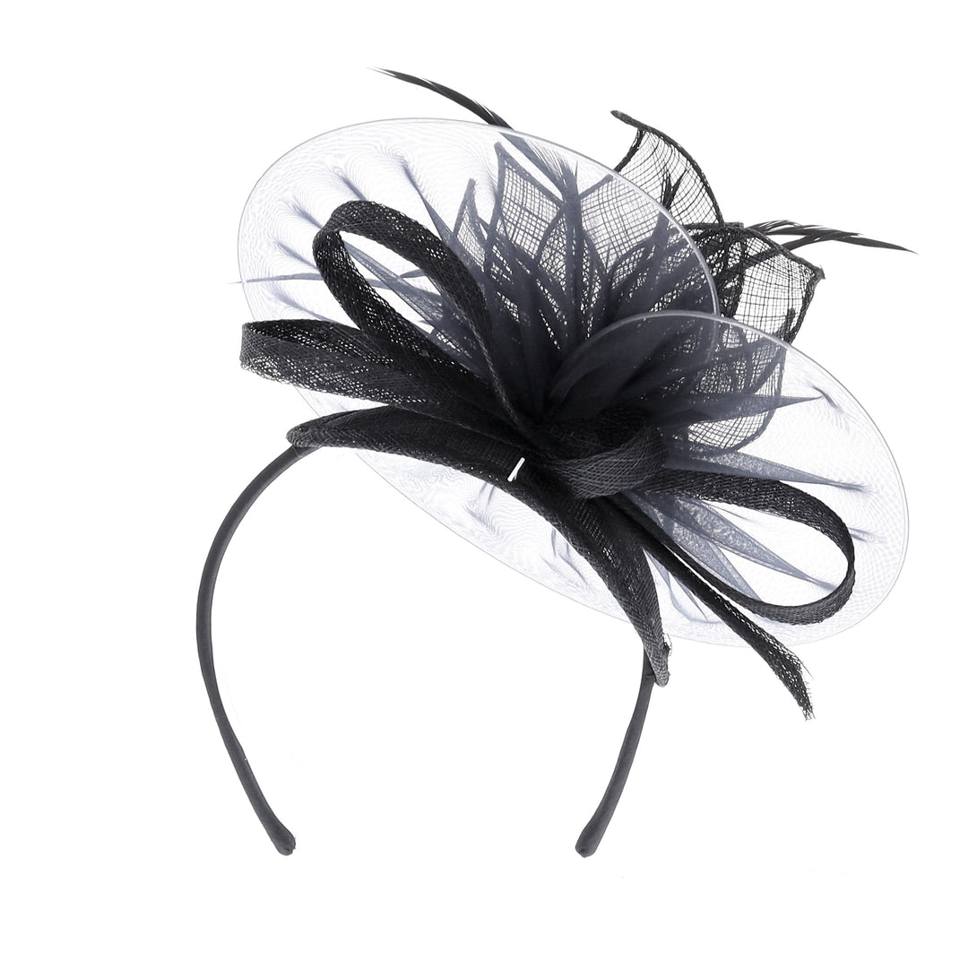 Black Small Headband Fascinator (5150)