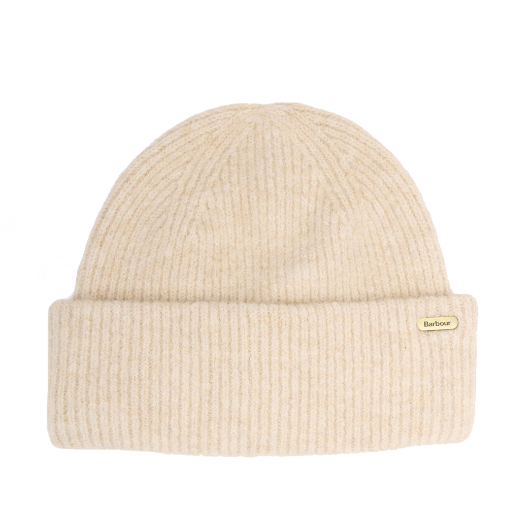 Barbour Enid Knitted Beanie Hat, Birch