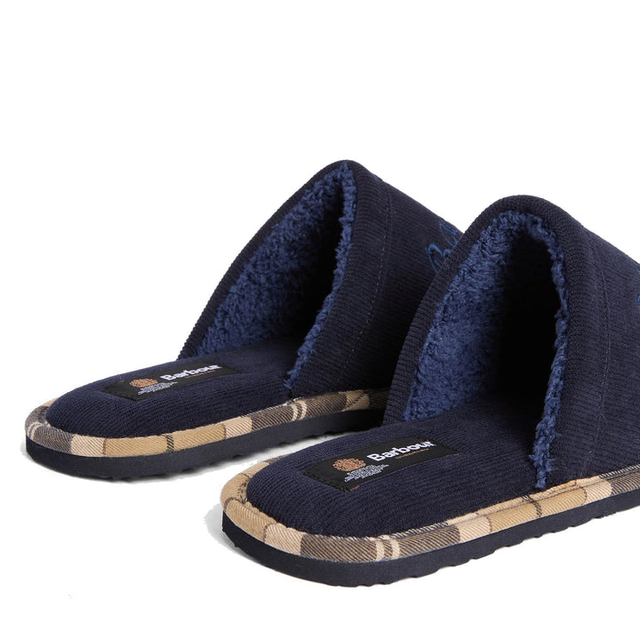 Barbour Everlee Mule Slippers - Navy