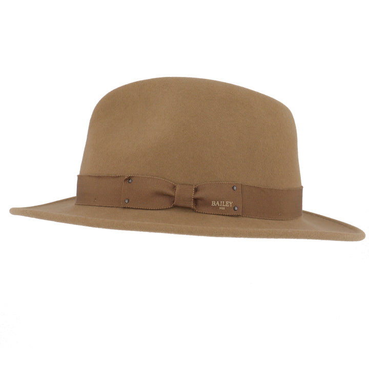 Curtis Wool Fedora Hat in Driftwood
