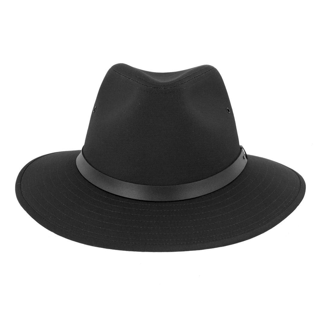 Bailey Dalton Water Resistant Safari Fedora Hat - Black