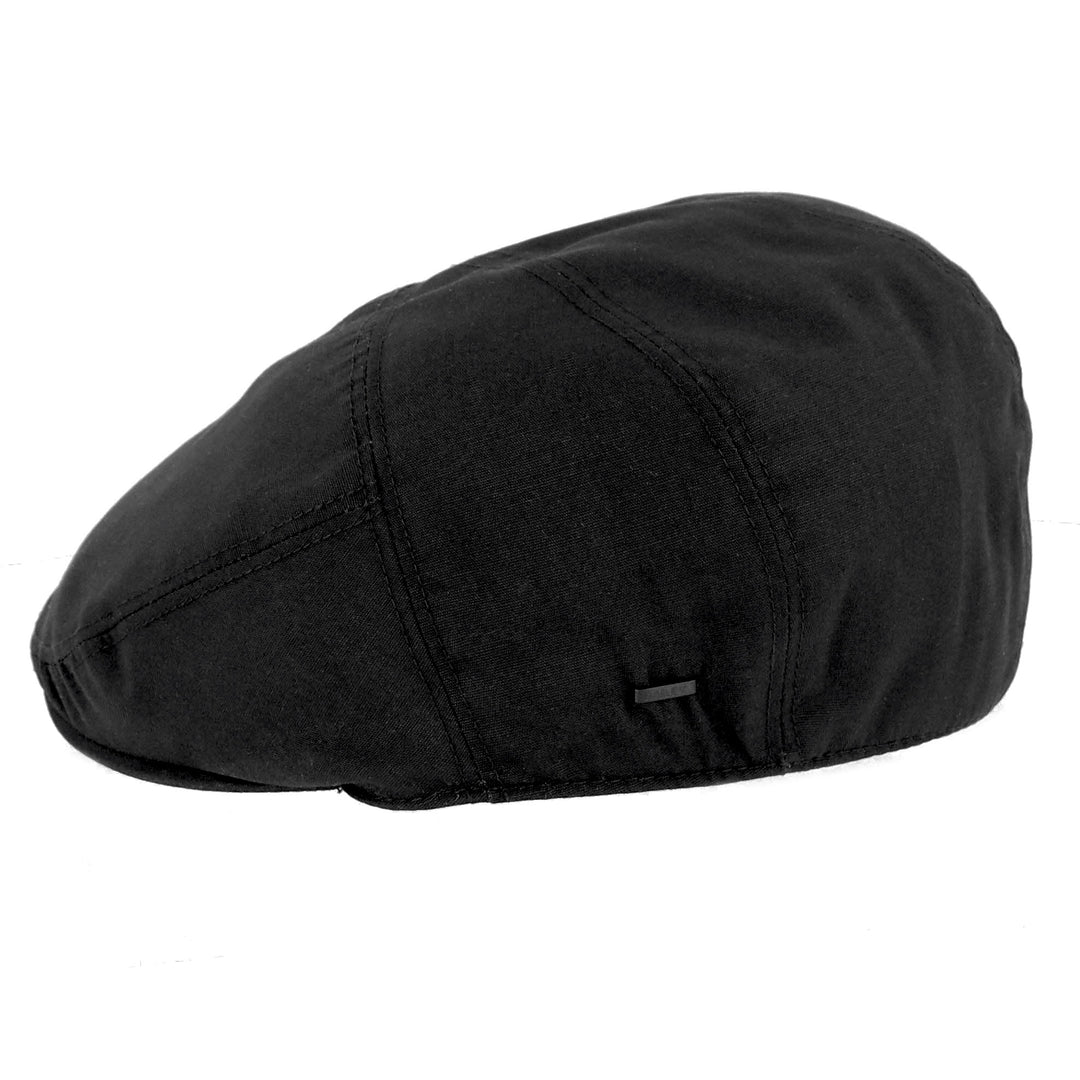 Bailey Graham Water Resistant Flat Cap - Black