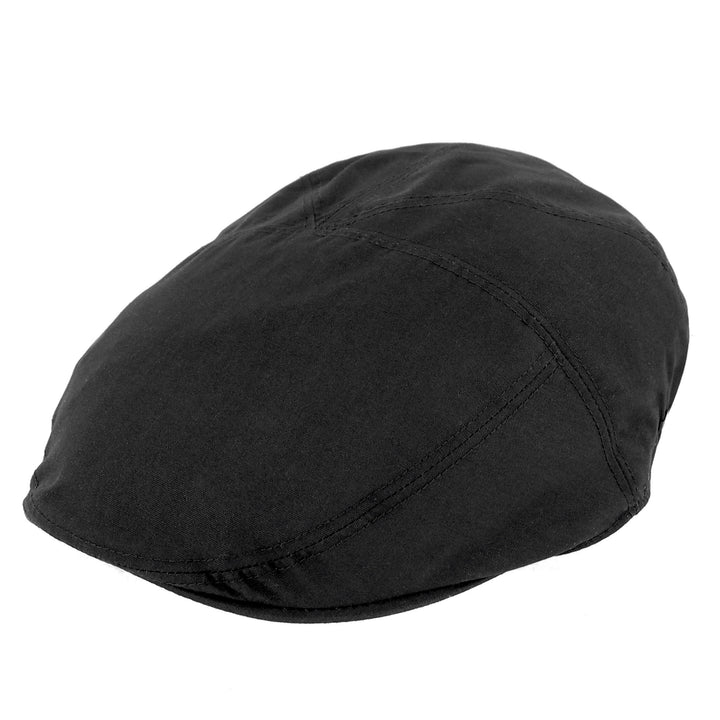 Bailey Graham Water Resistant Flat Cap - Black