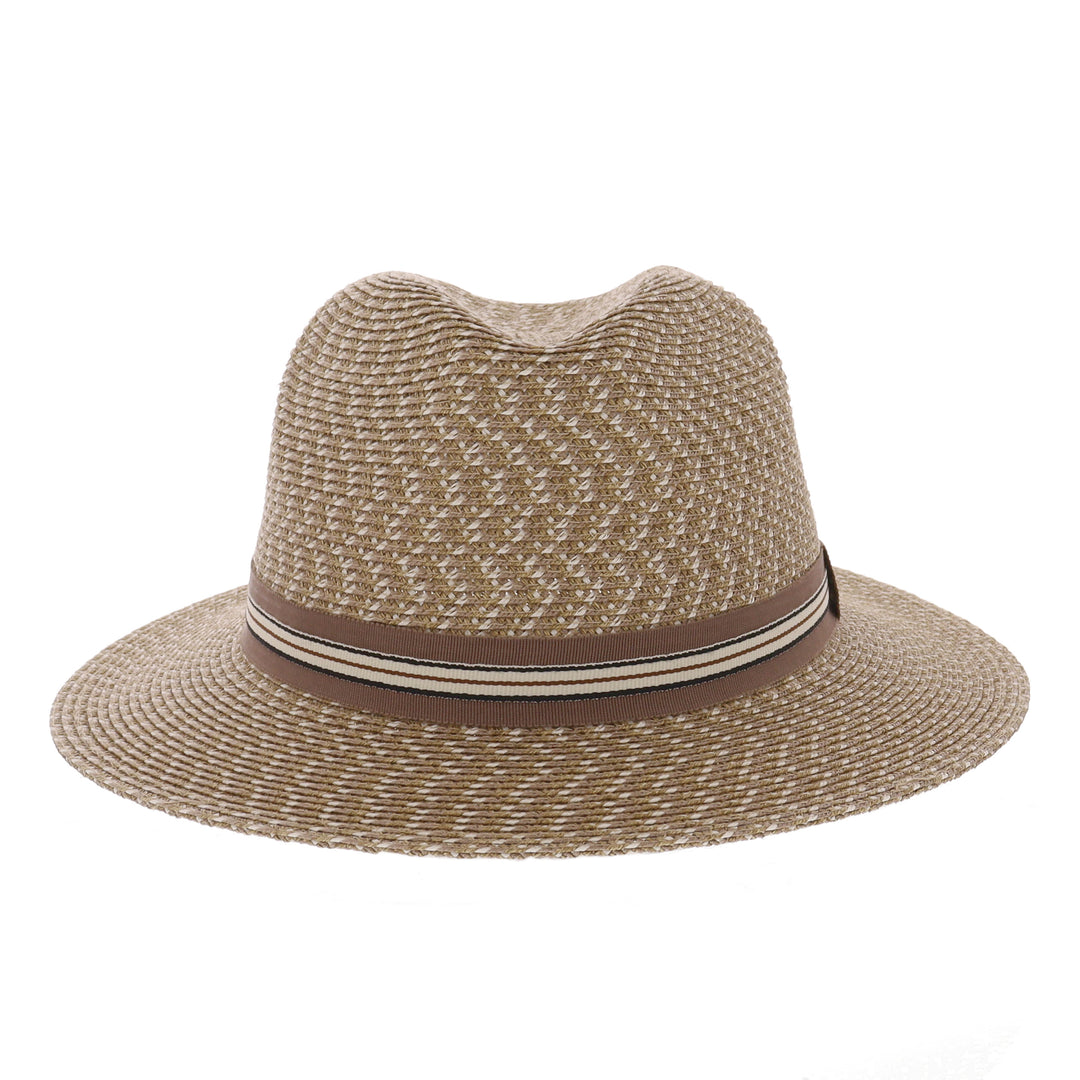 Bailey Braided Hester Summer Fedora in Tawny
