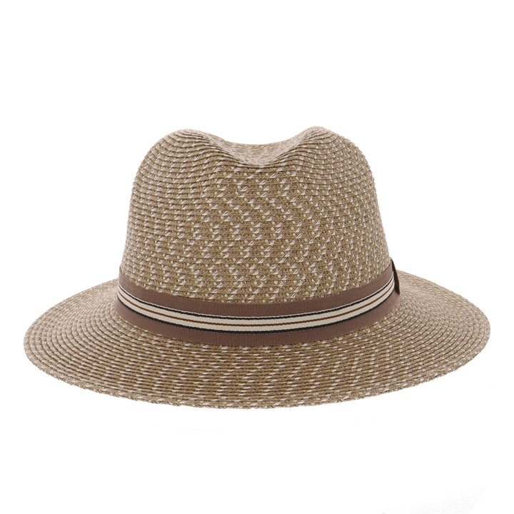 Bailey Braided Hester Summer Fedora in Tawny