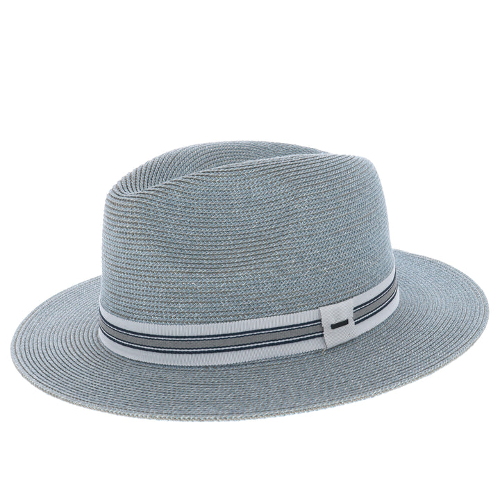 Bailey Braided Hester Summer Fedora in Light Blue