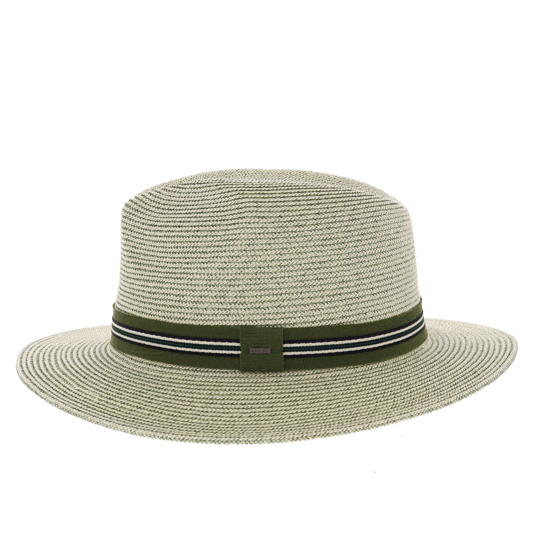 Bailey Braided Hester Summer Fedora in Matcha Green