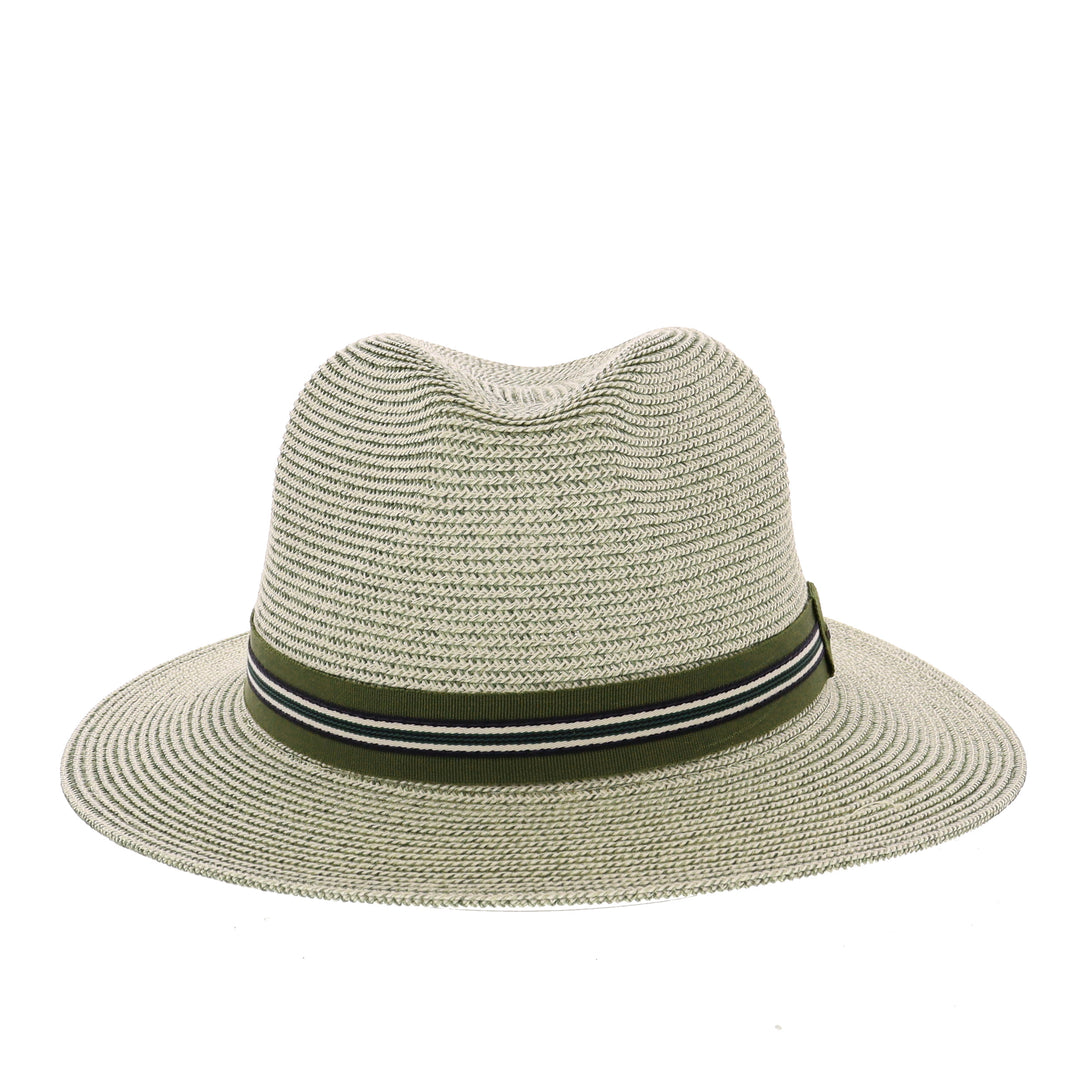 Bailey Braided Hester Summer Fedora in Matcha Green