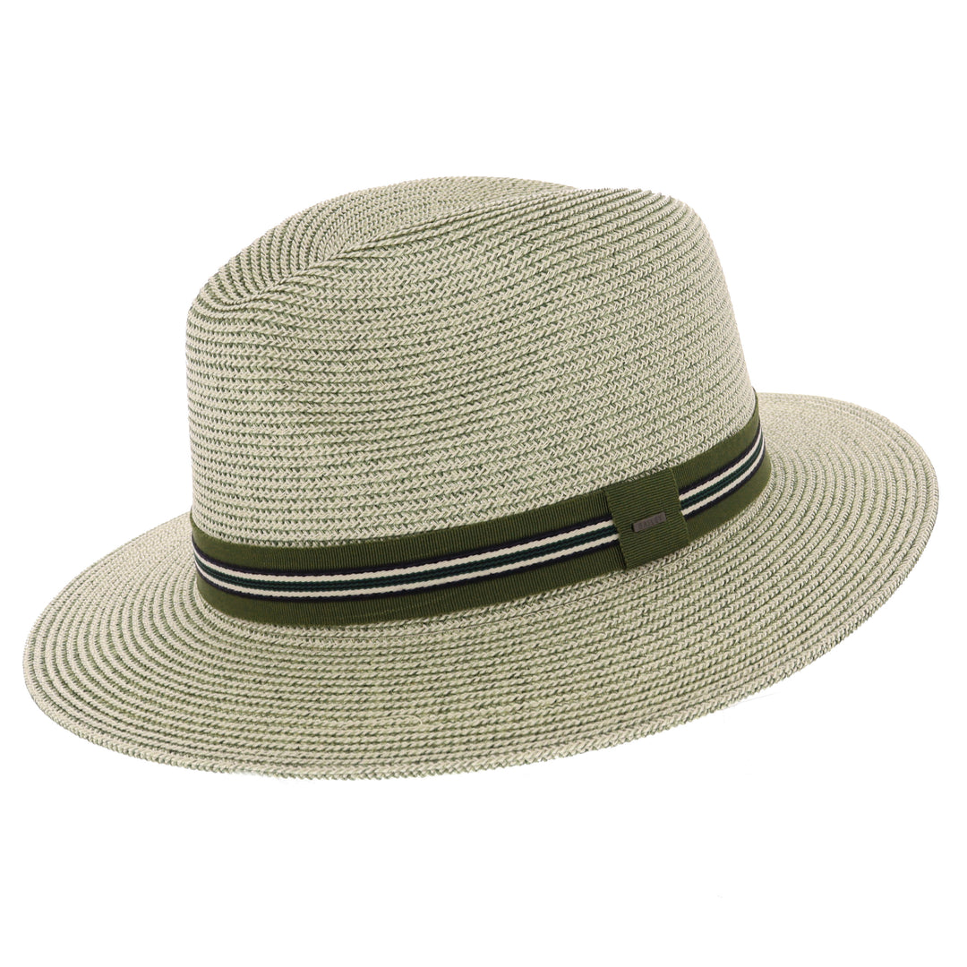 Bailey Braided Hester Summer Fedora in Matcha Green