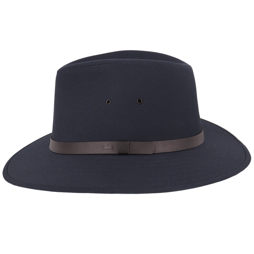 Bailey Dalton Water Resistant Safari Fedora Hat - Navy
