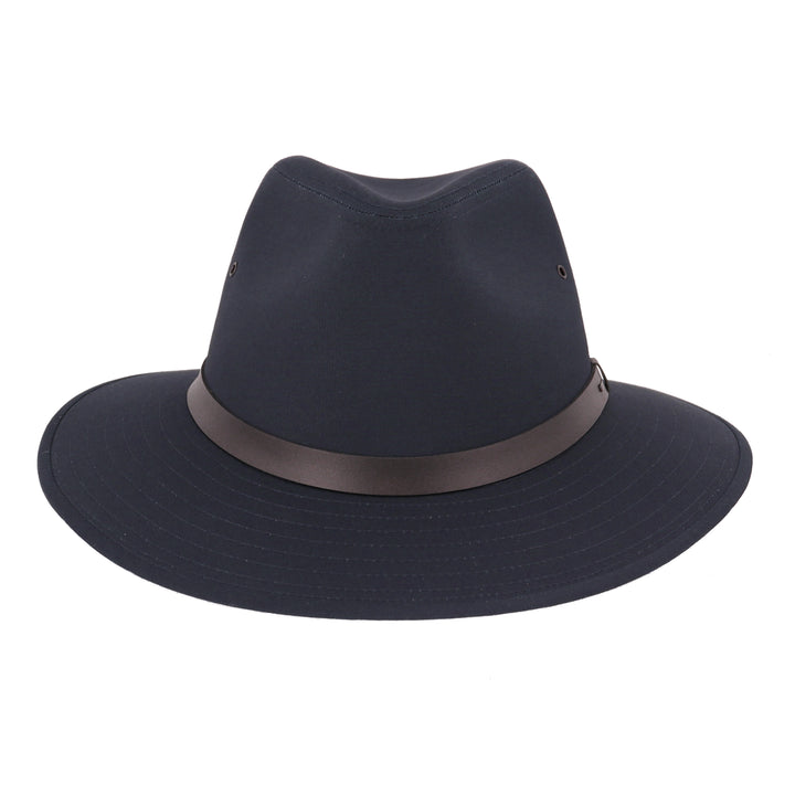 Bailey Dalton Water Resistant Safari Fedora Hat - Navy