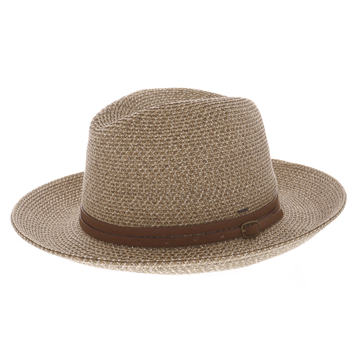 Bailey Balans Roll Up Traveller Hat in Mushroom
