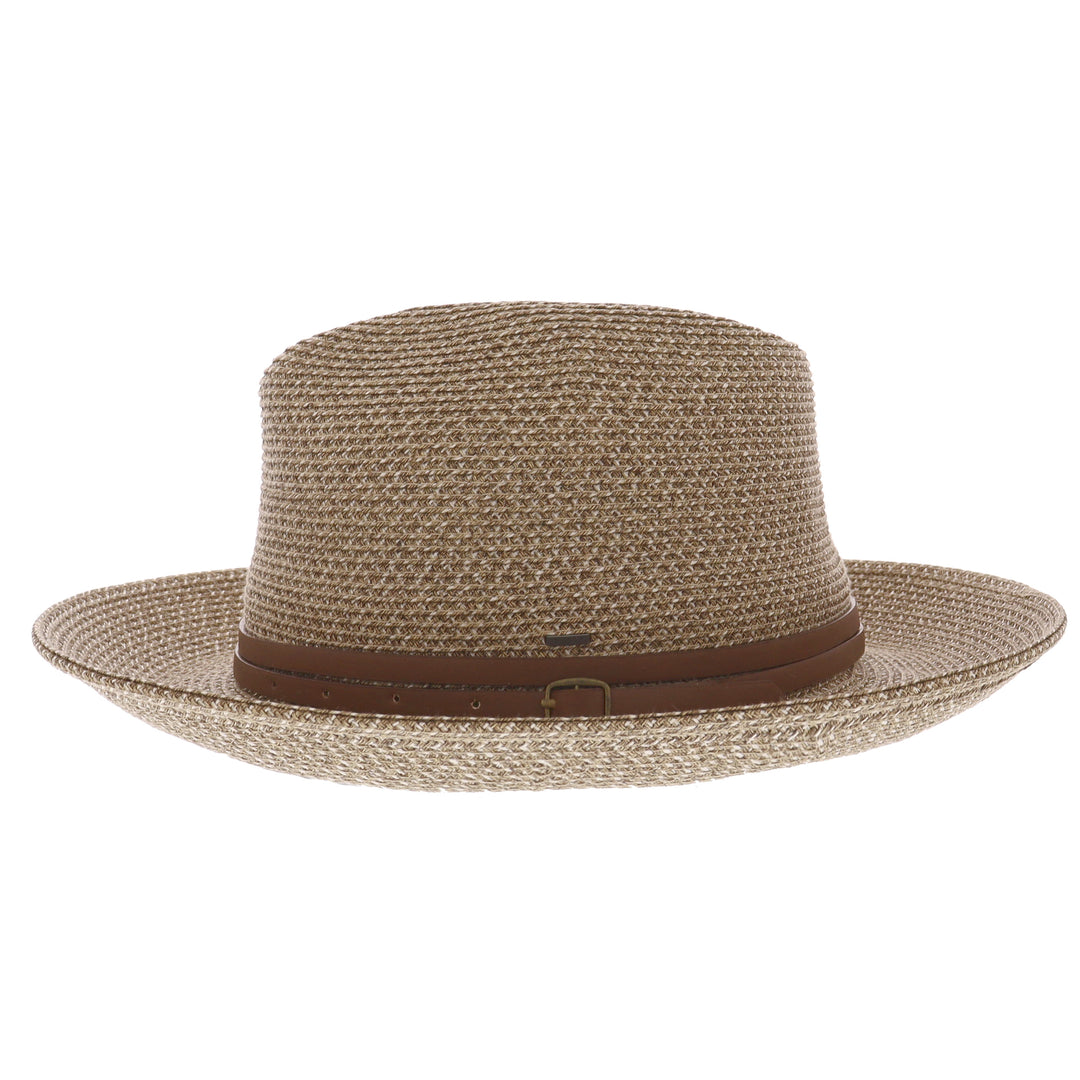 Bailey Balans Roll Up Traveller Hat in Mushroom