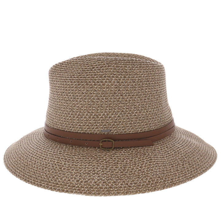 Bailey Balans Roll Up Traveller Hat in Mushroom