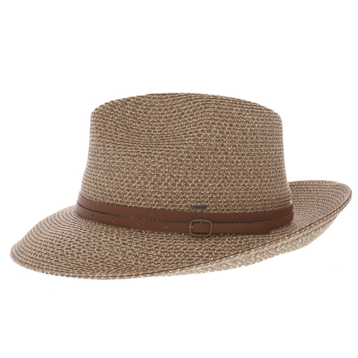 Bailey Balans Roll Up Traveller Hat in Mushroom