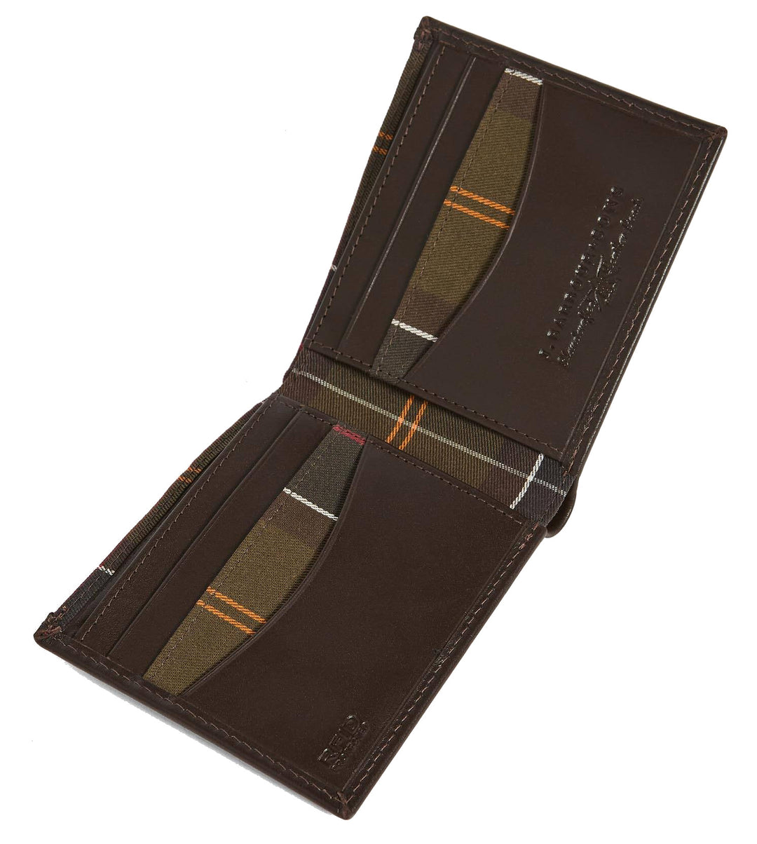 Barbour Brown Brodick Leather Bi-fold Wallet
