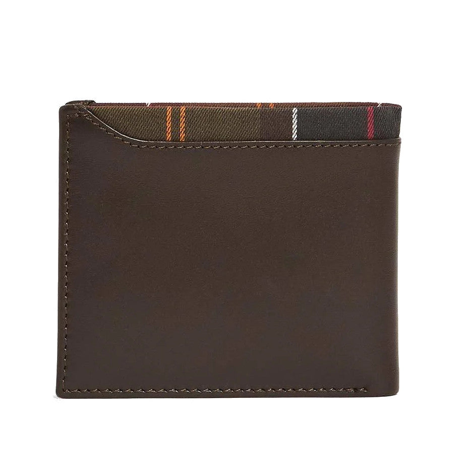 Barbour Brown Brodick Leather Bi-fold Wallet