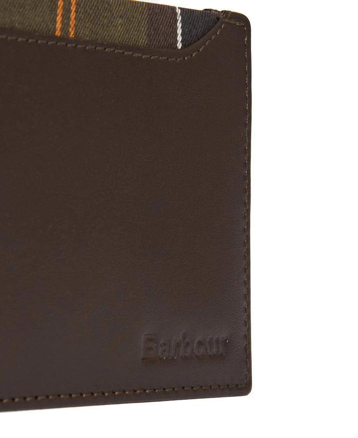 Barbour Brown Brodick Leather Bi-fold Wallet
