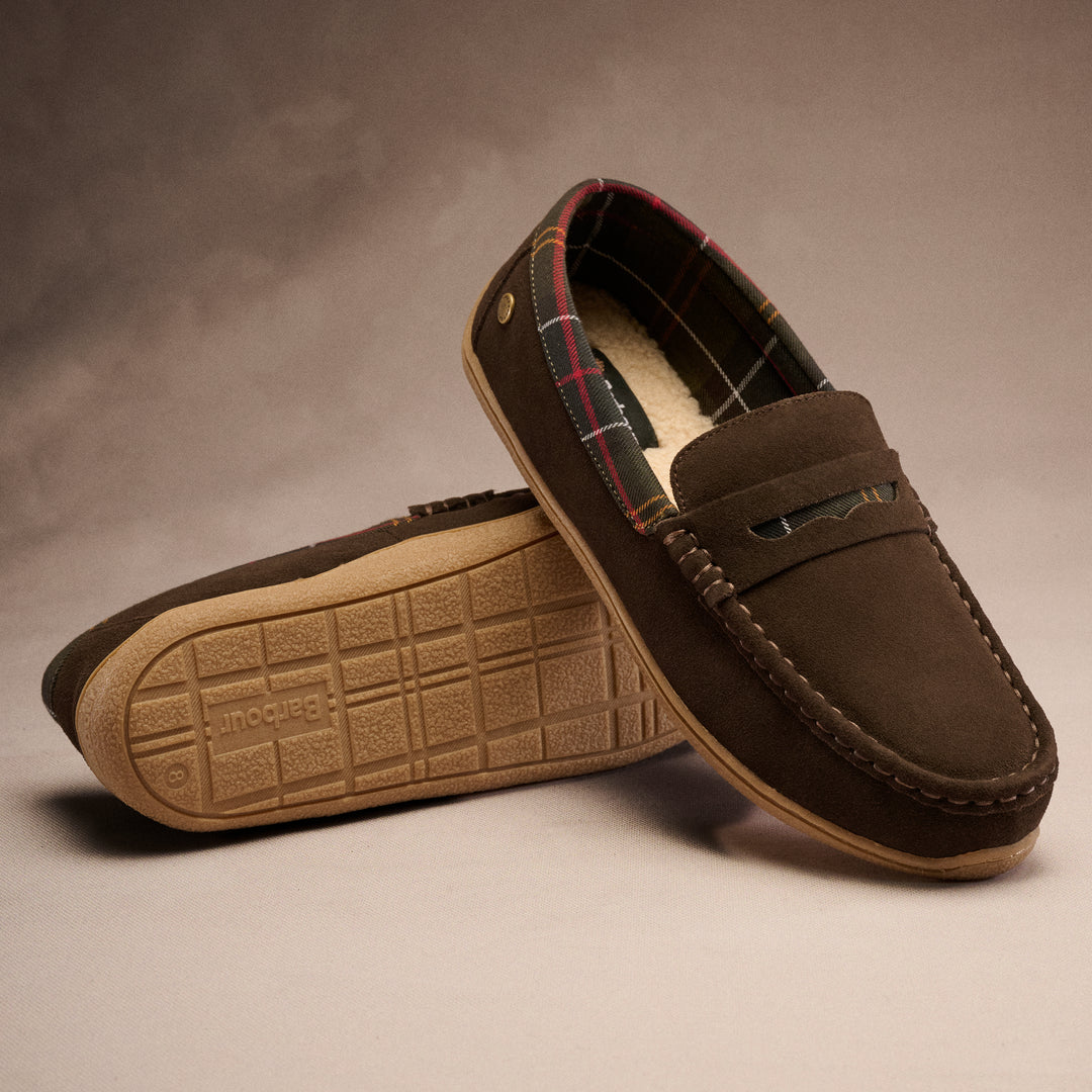 Barbour Albert Loafer Slippers - Brown